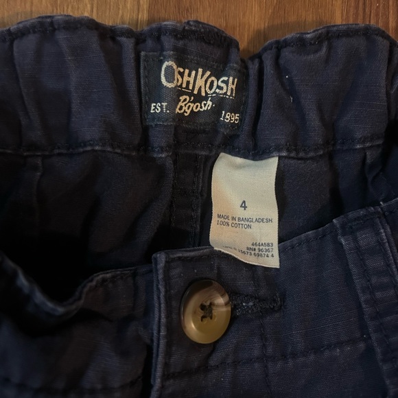 Boys 4t cargo pants. Only work a few times!! Oshkosh & Faded Glory. - Picture 2 of 3